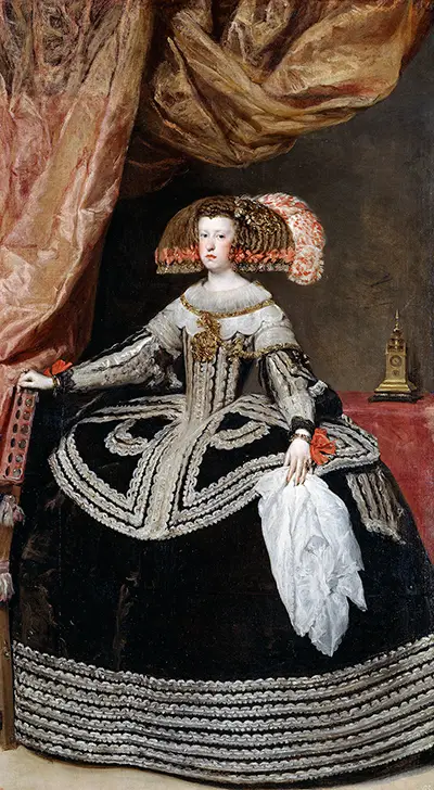 Queen Dona Mariana of Austria Diego Velazquez